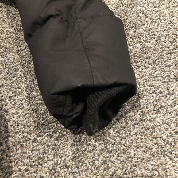 Lauren Ralph Puffer Jacket Womens M Black Feather Down Wool Coat Ladies - Picture 5 of 13